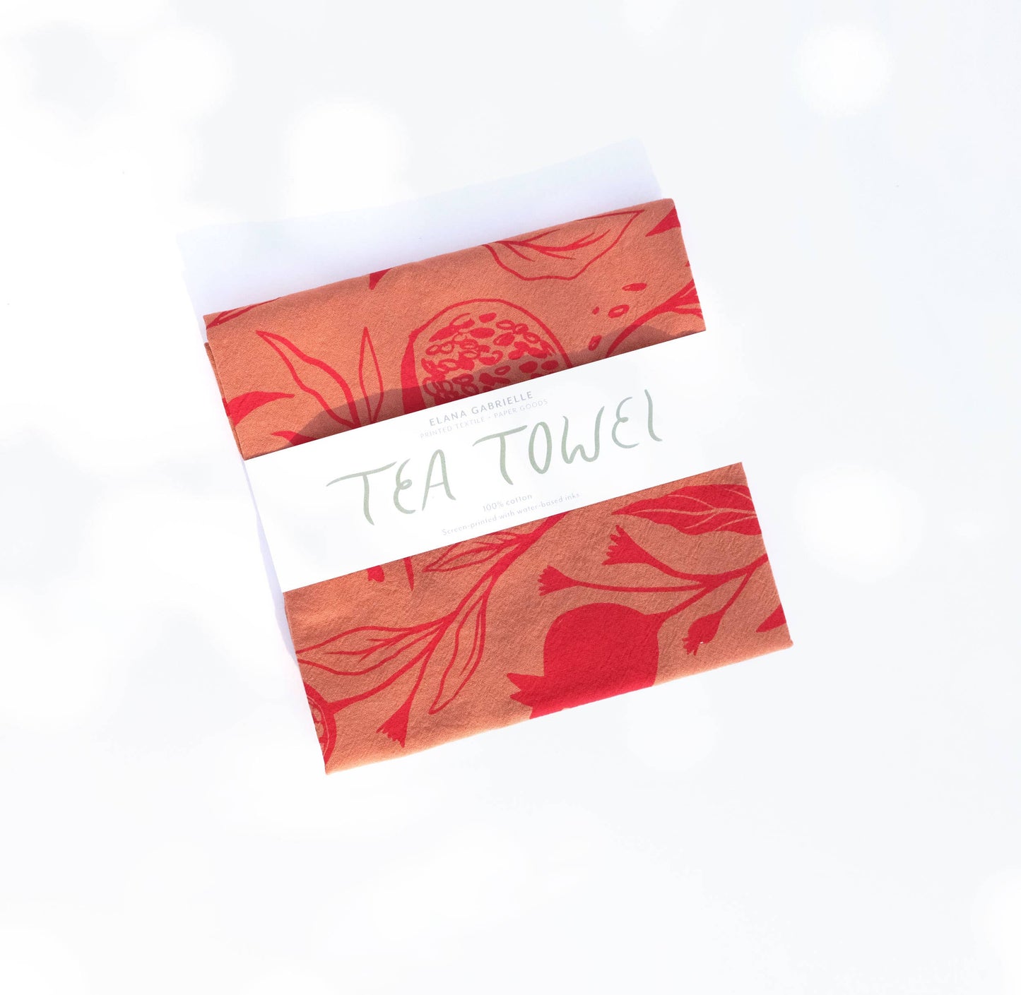 Pomegranate Cotton Tea Towel