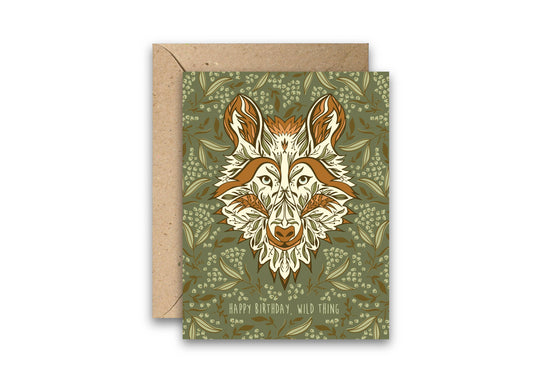 Wild Birthday Greeting Card