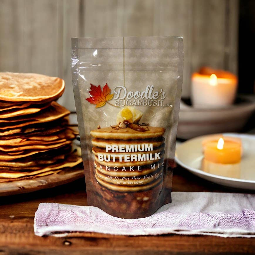 Doodle's Sugarbush, LLC - Pure Michigan Maple Syrup - Buttermilk Pancake Mix: 1 lb Bag