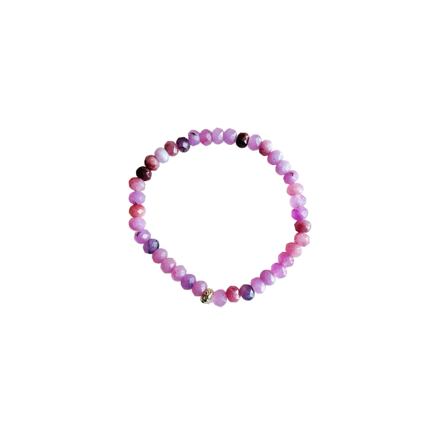 Market and King - Candy Stretch Bracelets: White Quartz