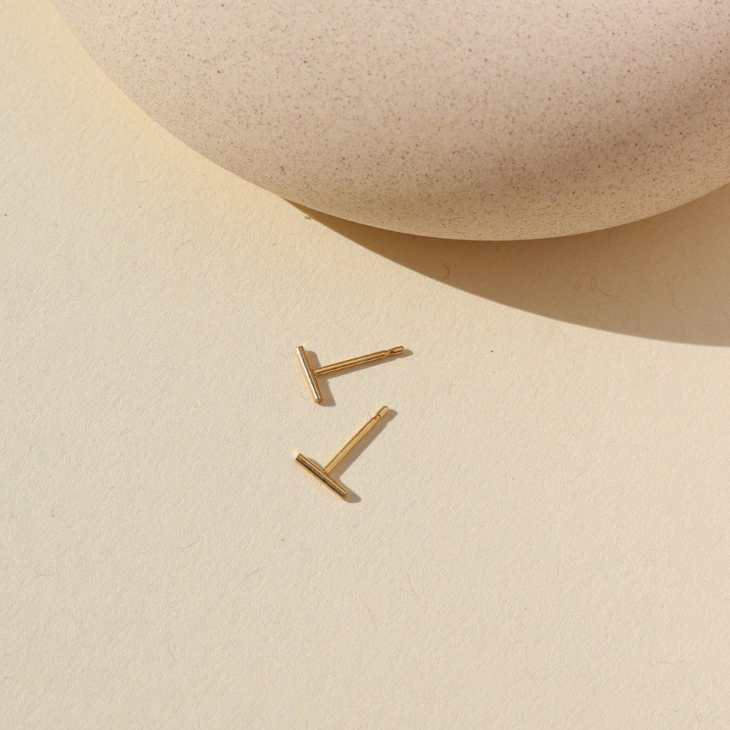 Bar Studs: 14k Gold Fill / Short