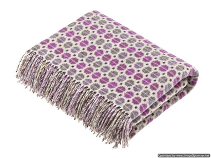 Saffron Merino Lambswool Throw- Made in England