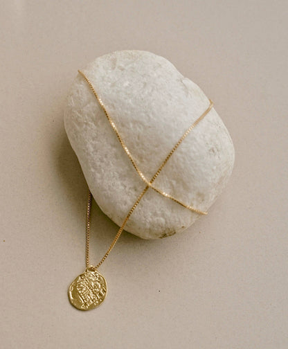 Medallion Necklace: 18" / Sterling Silver