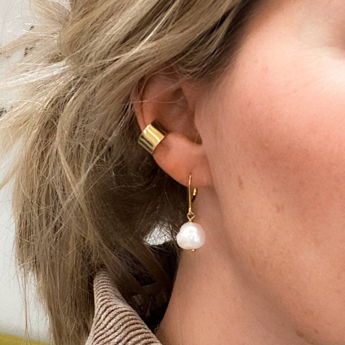 Classic Pearl Earrings: 14k Gold Fill