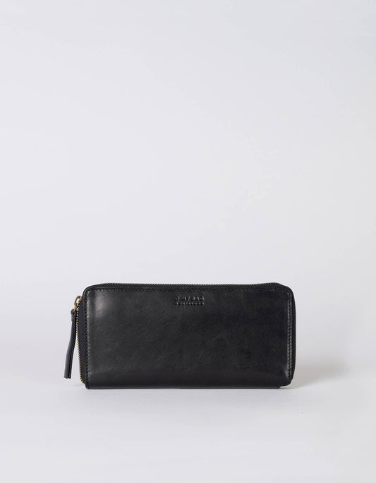 Leather Wallet Sonny - Black Stromboli Leather