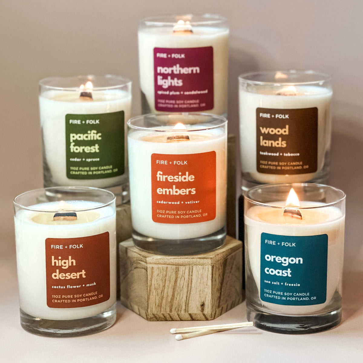 Pacific Forest | 11oz Wood Wick Candle
