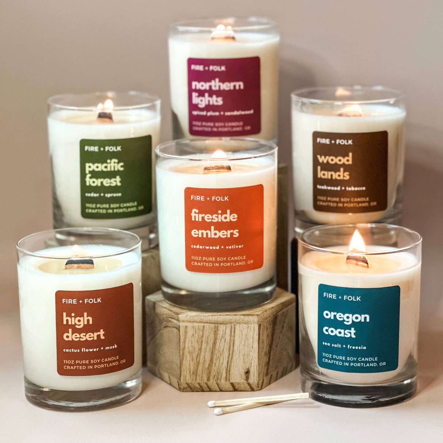 Golden Hour | 11oz Wood Wick Soy Candle