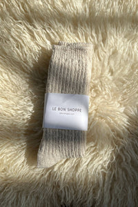Cottage Socks: Ht. Grey