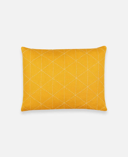 Small Graph Throw Pillow: Saffron