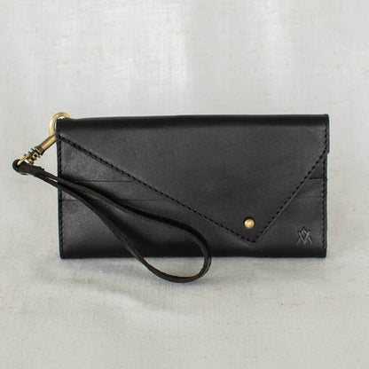 Tri-fold Wallet: Camel Leather