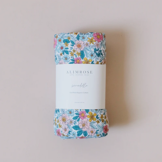 Muslin Swaddle French Garden