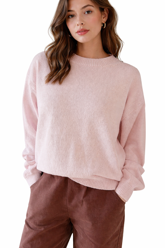 Rosé Milo Cotton Sweater
