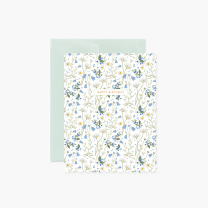Floral Plains Birthday | Greeting Card