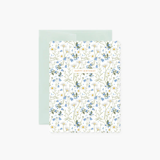 Floral Plains Birthday | Greeting Card