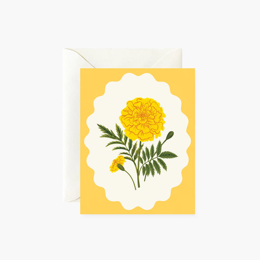 Marigold Birthday Card