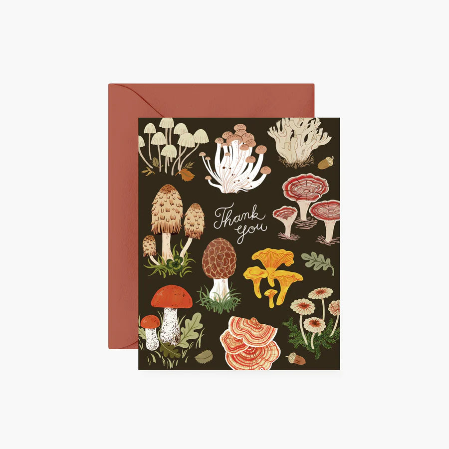 Mushrooms Thank You Card