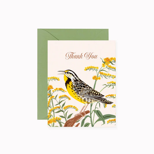 MEADOWLARK | thank you card