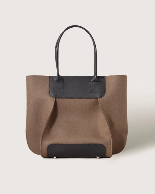 Frankie Merino Wool Midi Cumin/Black
