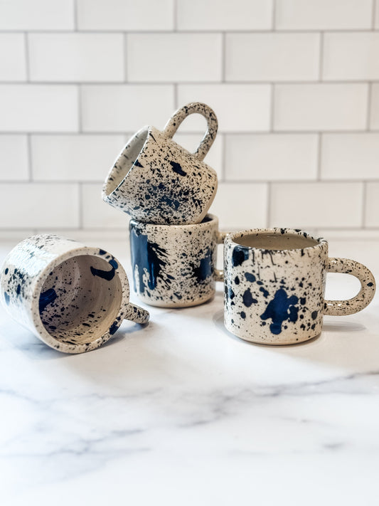 Handmade Espresso Mugs 4oz from Garden Club Ceramics, Made in Portland, OR