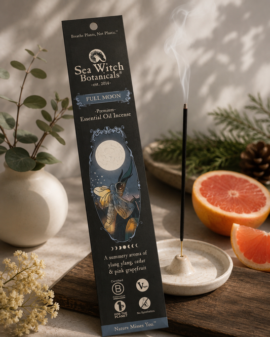 Full Moon Incense Sticks | Cedarwood, Grapefruit & Ylang Ylang