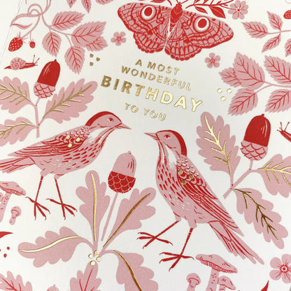 FLORA & FAUNA BIRTHDAY CARD