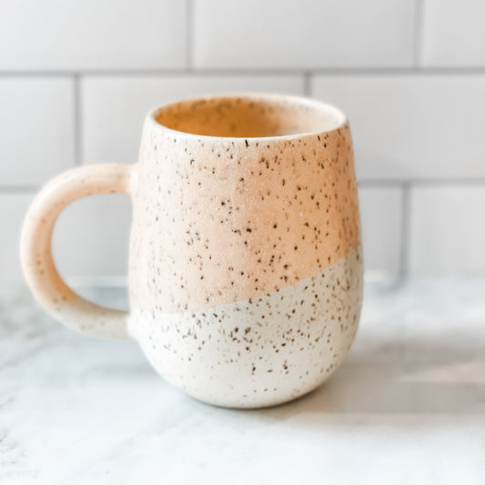 Speckled Peach Mug