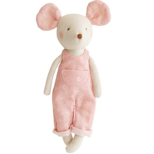 Mable Mouse in Pink Linen