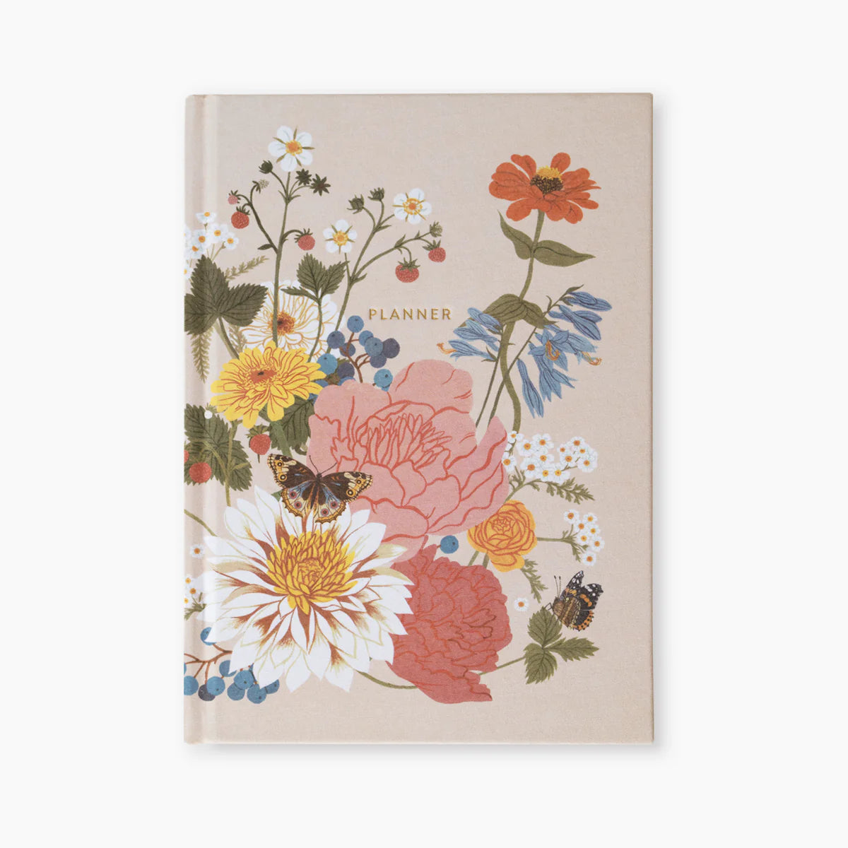 GARDEN FLORA | LINEN-BOUND UNDATED WEEKLY PLANNER