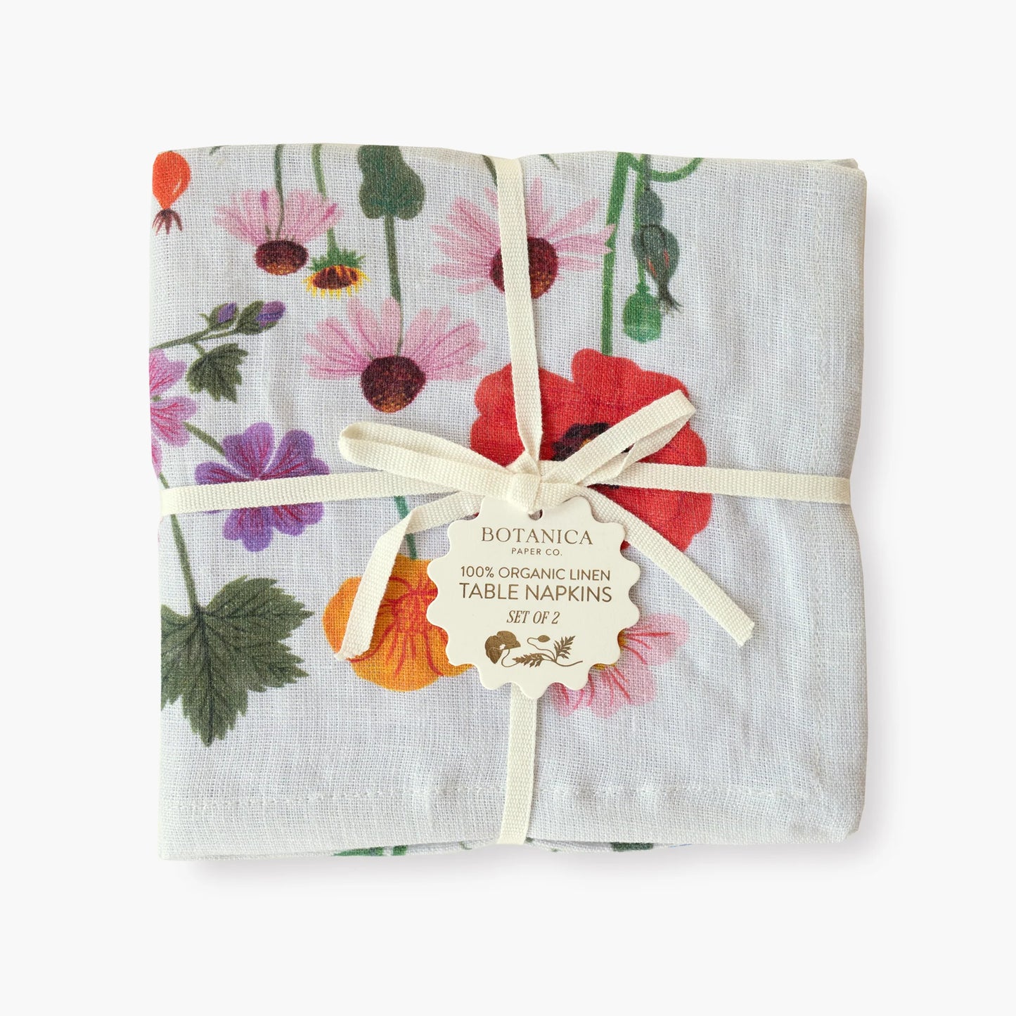 BOTANIST | LINEN TABLE NAPKINS, SET OF 2