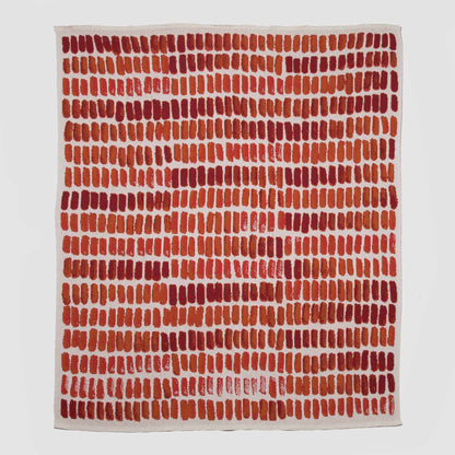 Cotton Knit Watercolor : Rust