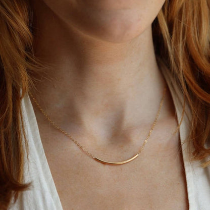 Minimal Necklace: 14k Gold Fill
