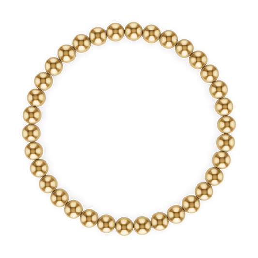 5MM Gold Ball Bracelet: Goldfill / 7.5"