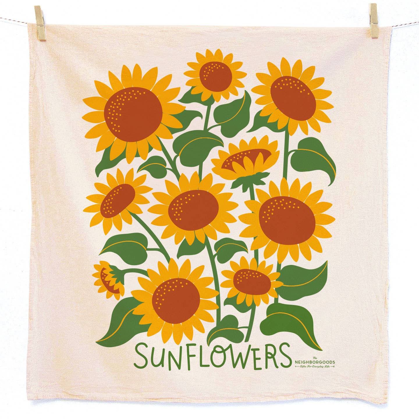 The Neighborgoods - Sunflower Tea Towel