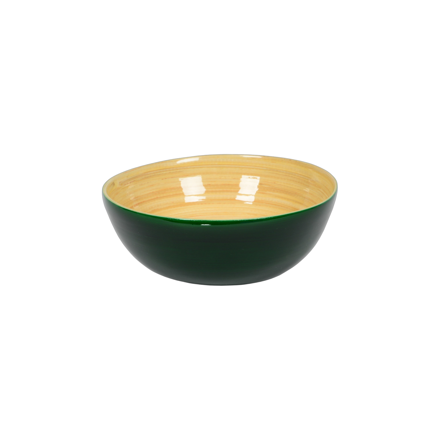 Bamboo Salad Bowl: White