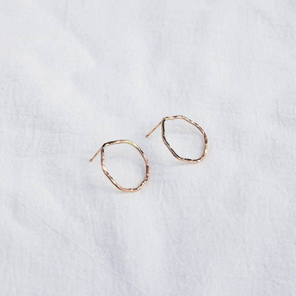 Organic Post Earrings