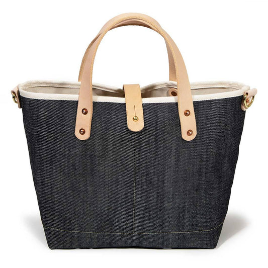 Japanese Denim Mini Tote: Indigo