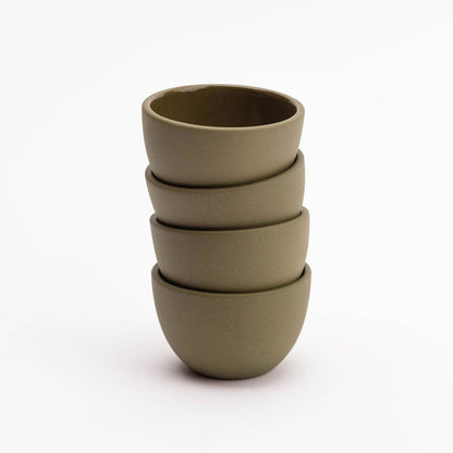 The Stacking Thimble Cup Handmade Ceramic : Dune