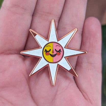 Rose Gold Sunshine Hard Enamel Pin