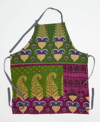 Kantha Bib Apron - No. 250627