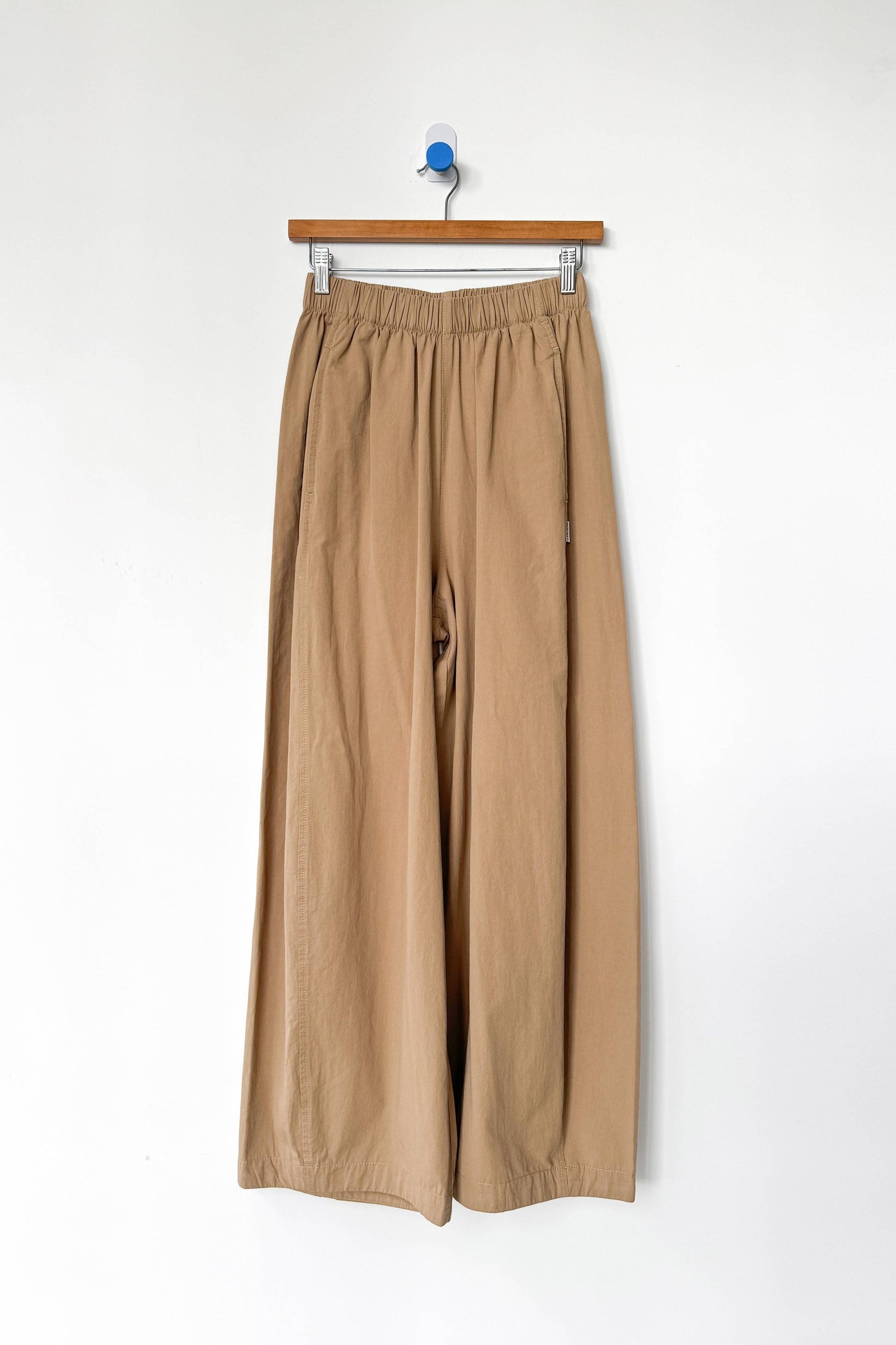 Cotton Parachute Pant: Black