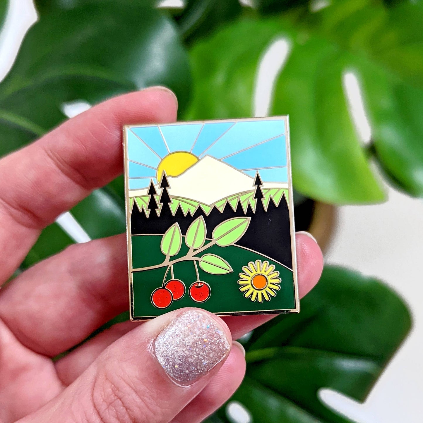 Mount Hood Hard Enamel Pin