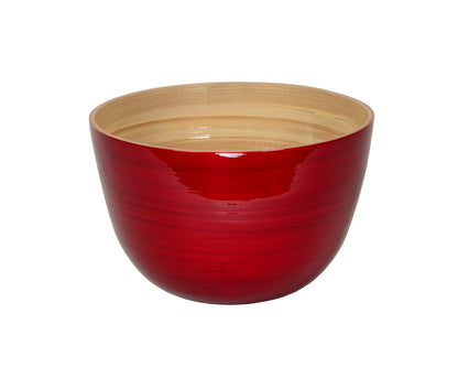 Bamboo Serving Bowl: Turquoise