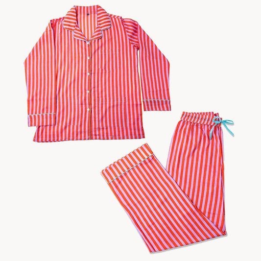 Bonnie Pajama Set: Lavender & Poppy