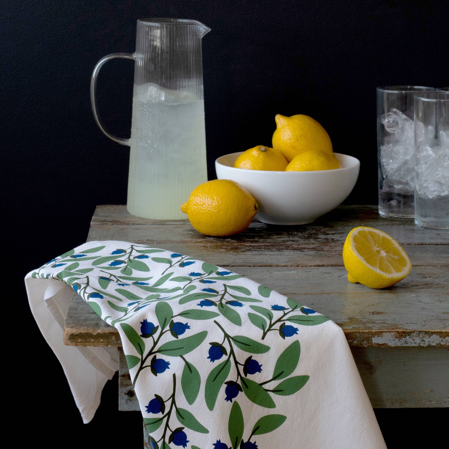 Blueberry Tea Towel