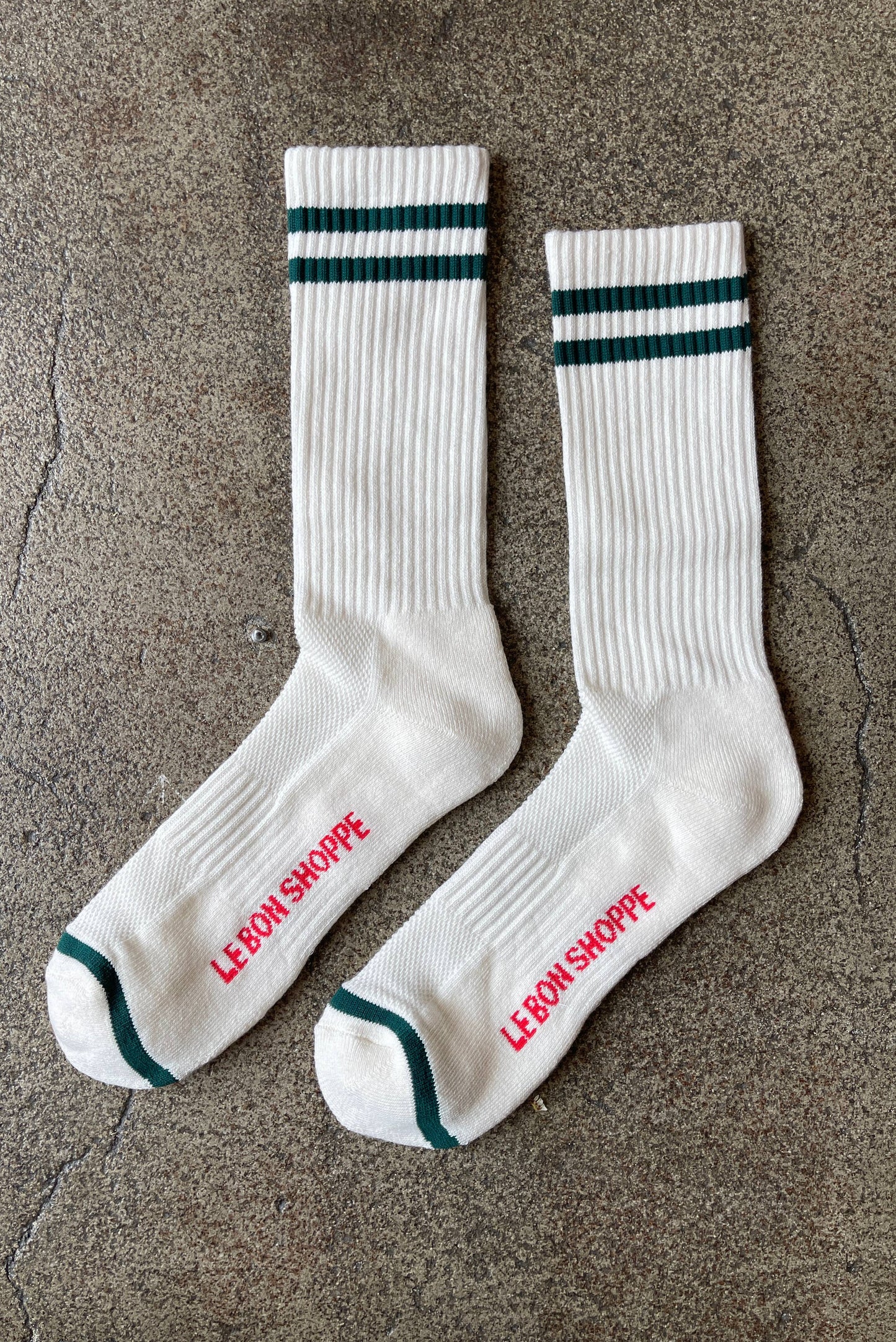 Le Bon Shoppe - Extended Boyfriend Socks: Parchment