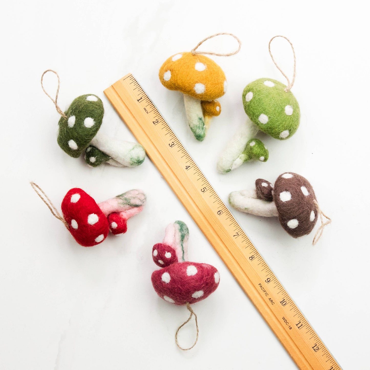 Felt Mushrooms Ornament