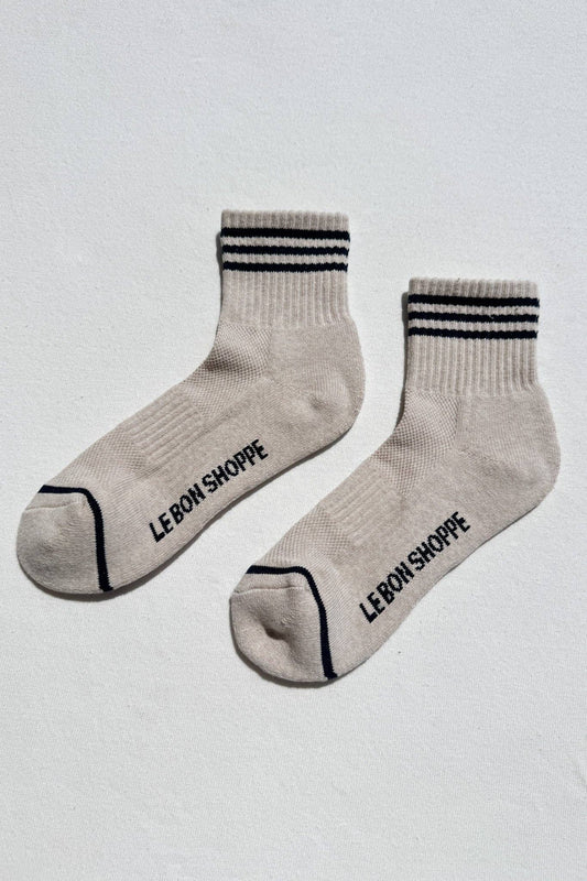 Le Bon Shoppe Girlfriend Socks in Oatmeal