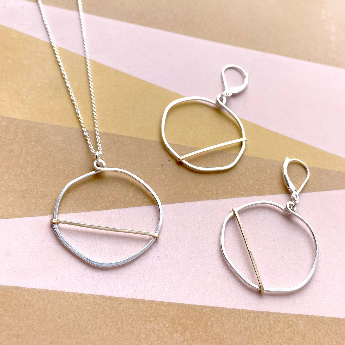 GOLDEN OPTIMIST Silver & Gold Mixed Metal