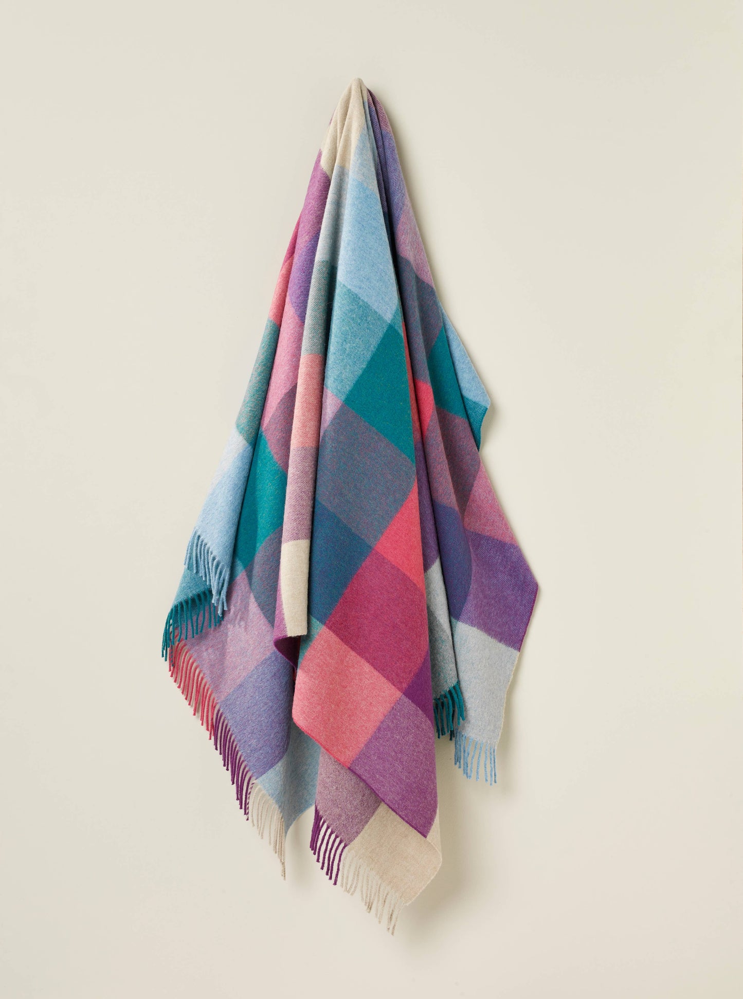 Burgundy Merino Lambswool - Made in UK: Burgundy