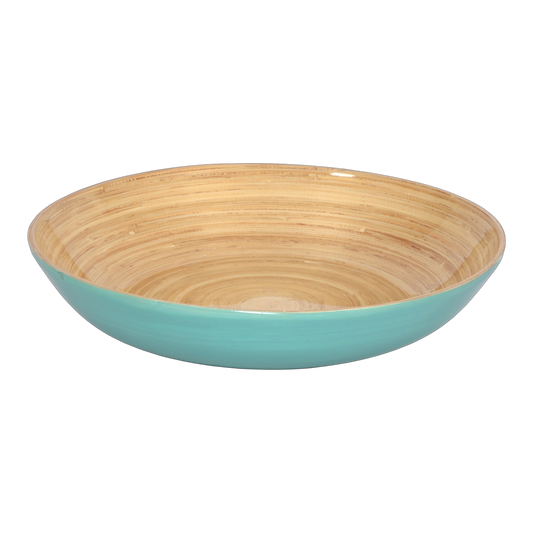 Bamboo Fruit Bowl: Light Blue
